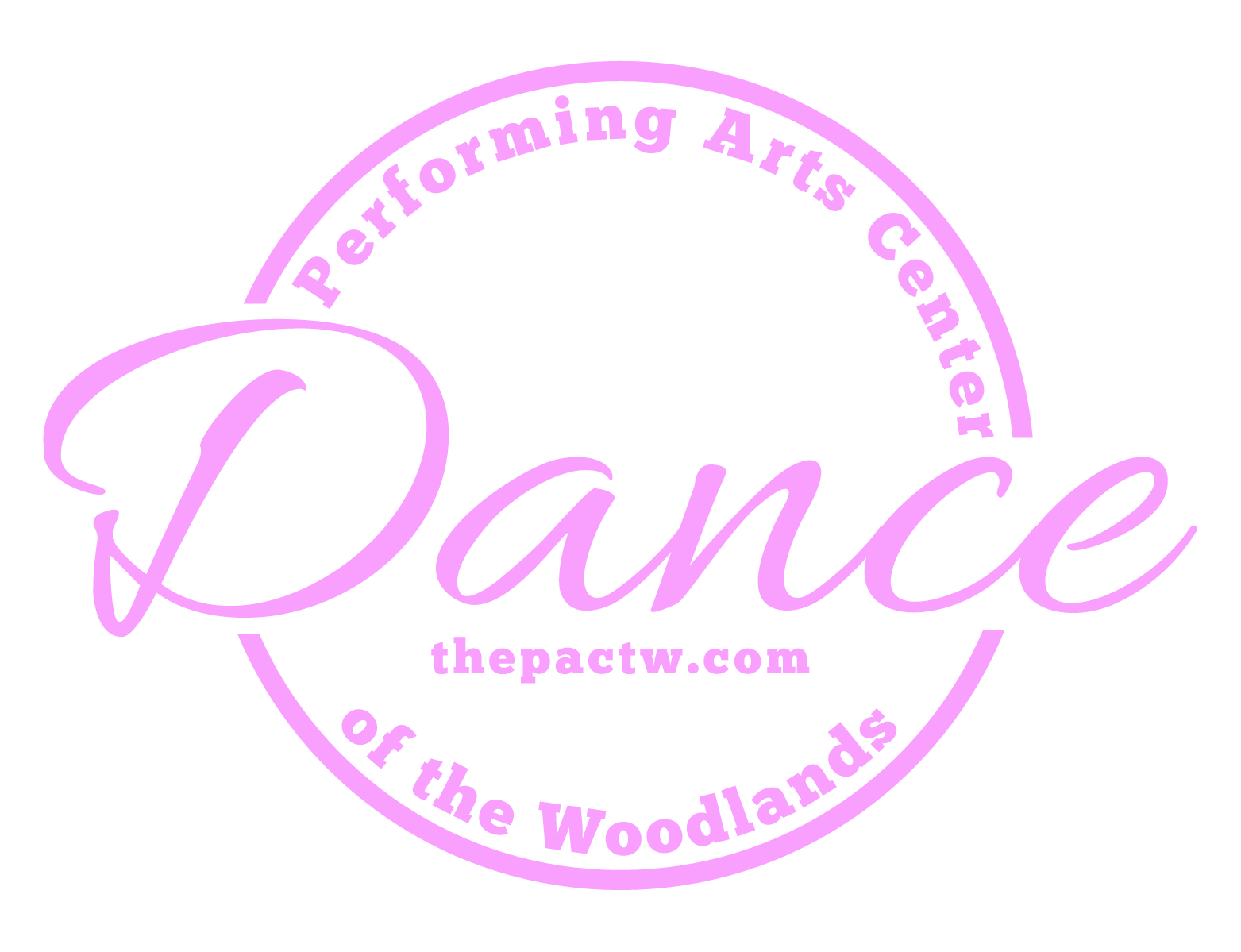 Pink PACTW Logo with Transparent Background